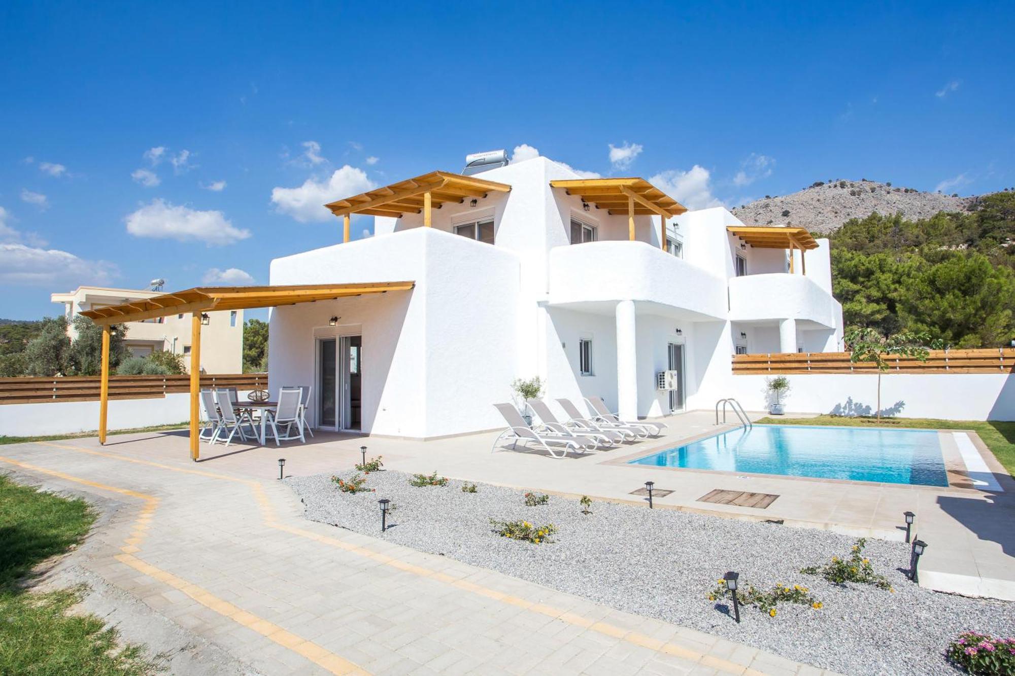 Rhodian Dunes Villas With Private Pool Kiotari Ngoại thất bức ảnh